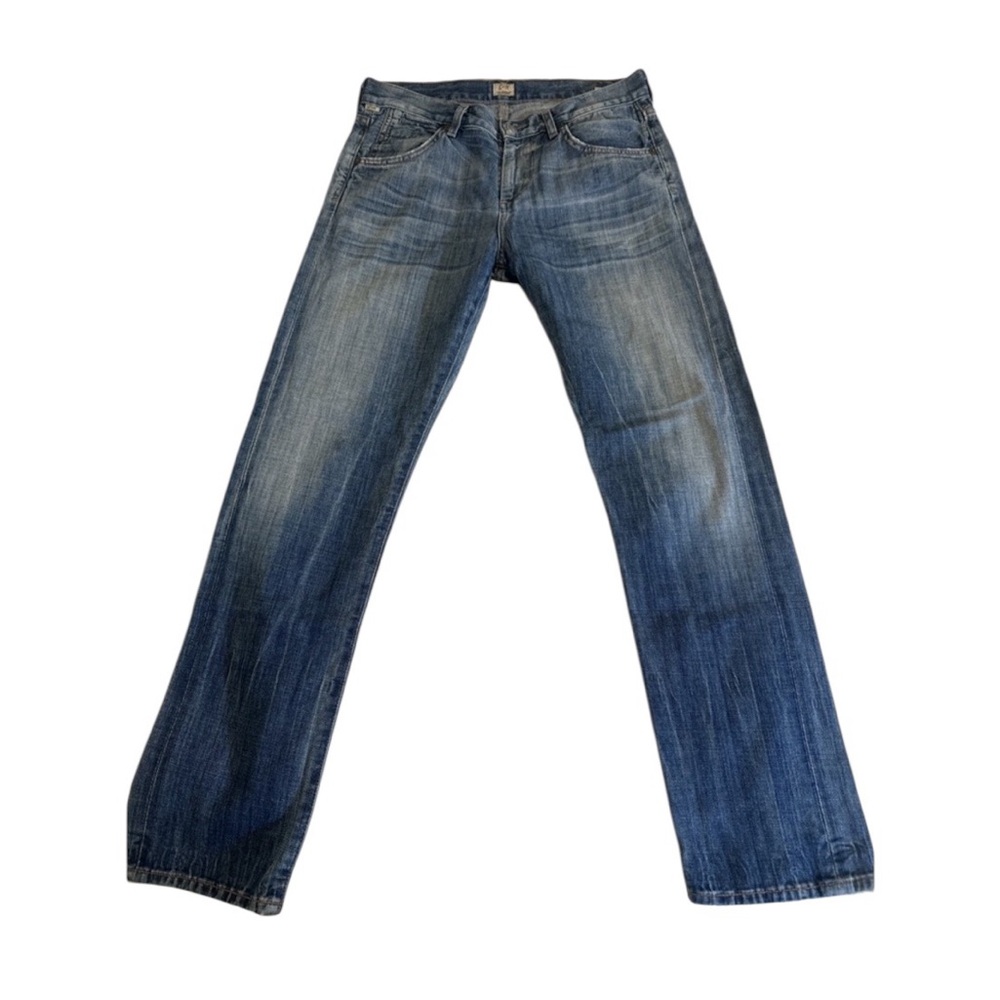 Citizens of Humanity‎ Jeans Blue Denim Daisy Relaxed Tapered Leg Size 25